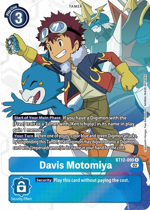 Davis Motomiya Card Front