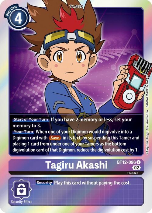 Tagiru Akashi Card Front