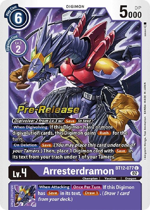 Arresterdramon Card Front