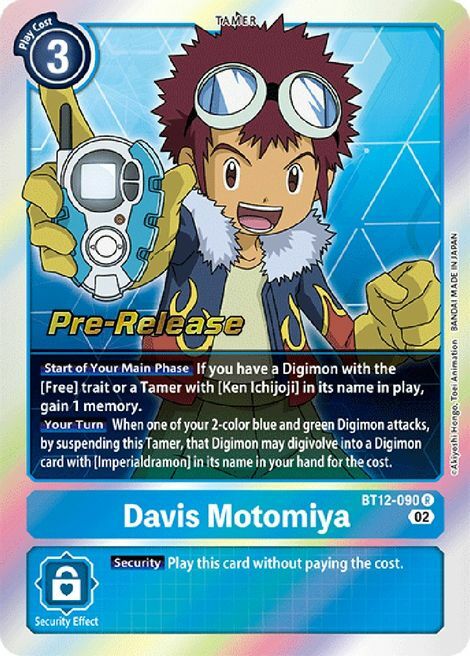 Davis Motomiya Card Front