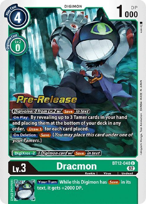 Dracmon Card Front