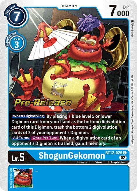 ShogunGenkomon Card Front