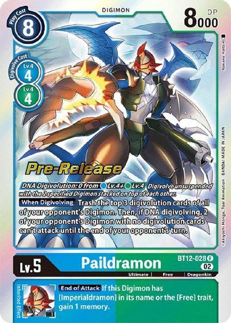 Paildramon Card Front