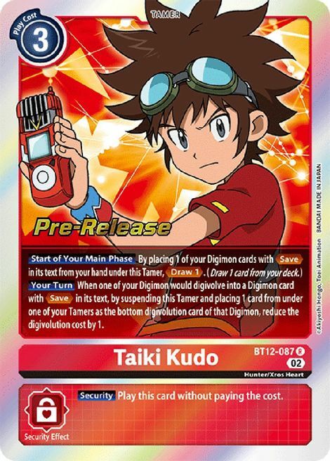 Taiki Kudo Card Front