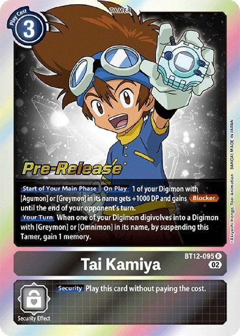 Tai Kamiya Card Front