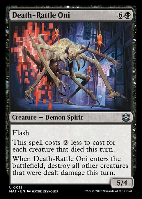 Death-Rattle Oni Card Front