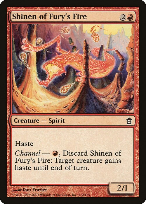 Shinen of Fury's Fire Card Front