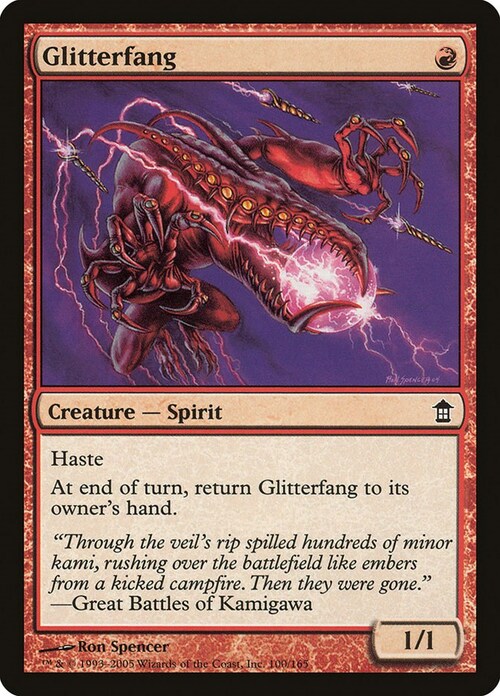 Glitterfang Card Front