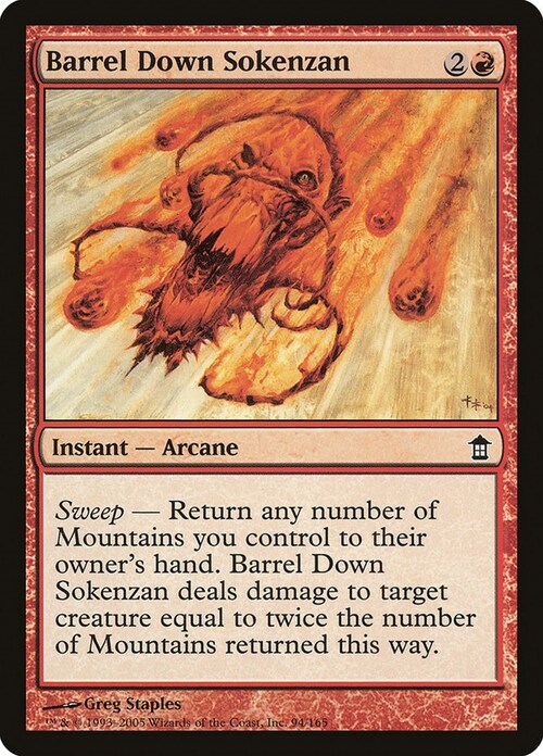 Barrel Down Sokenzan Card Front