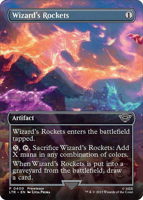 Wizard's Rockets Card Front