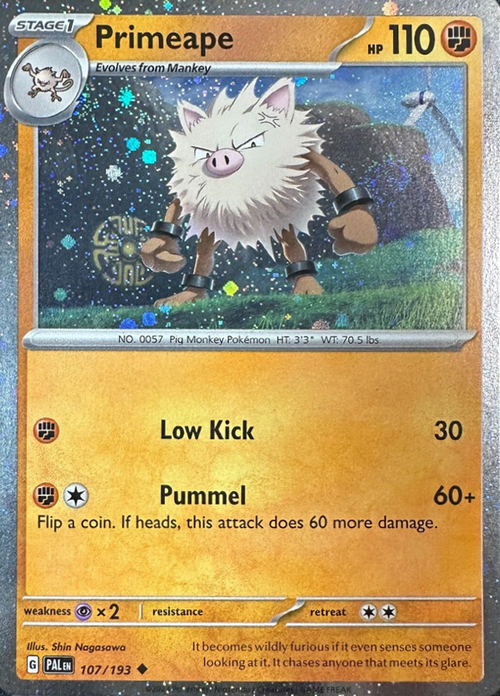 Primeape Card Front