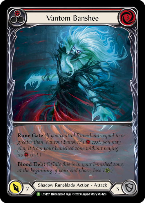 Vantom Banshee - Red Card Front