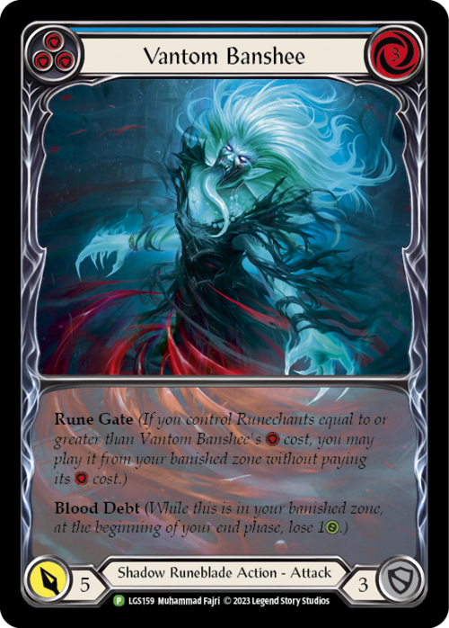 Vantom Banshee - Blue Card Front