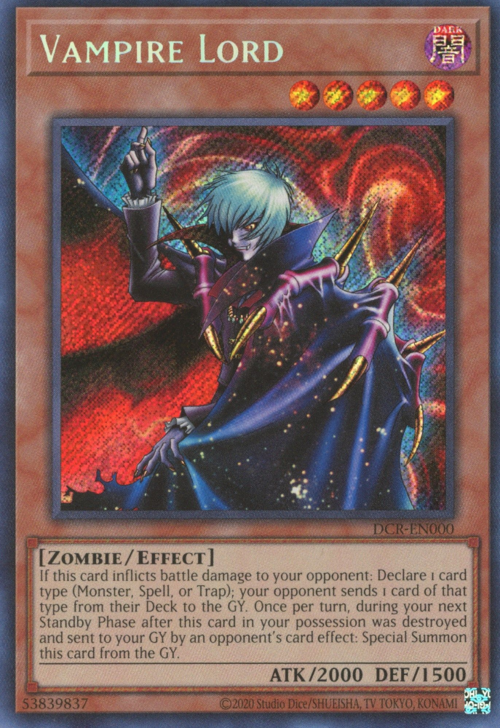 Signore dei Vampiri Card Front