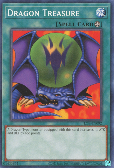 Dragon Treasure Card Front