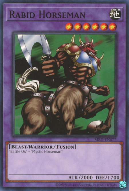 Rabid Horseman Card Front