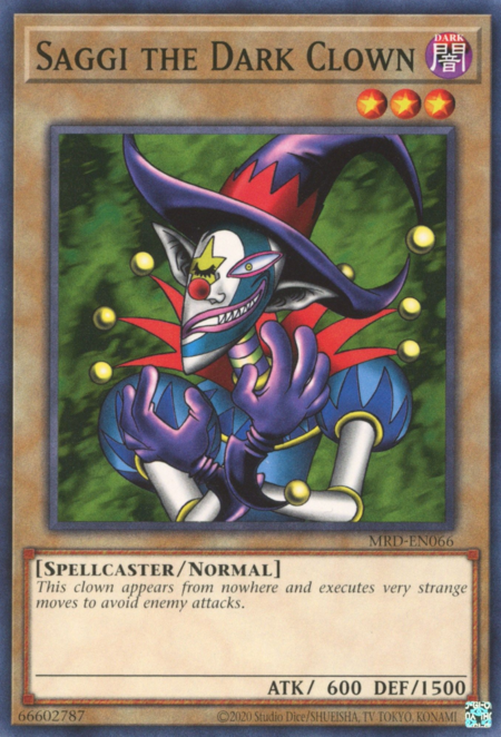 Saggi the Dark Clown Card Front