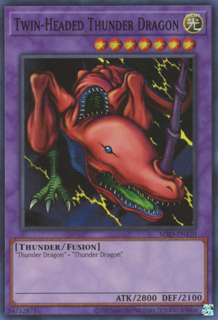 Twin-Headed Thunder Dragon Card Front