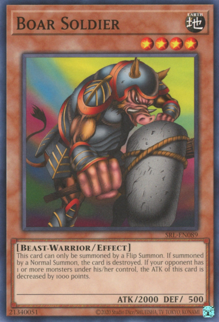 Boar Soldier Card Front