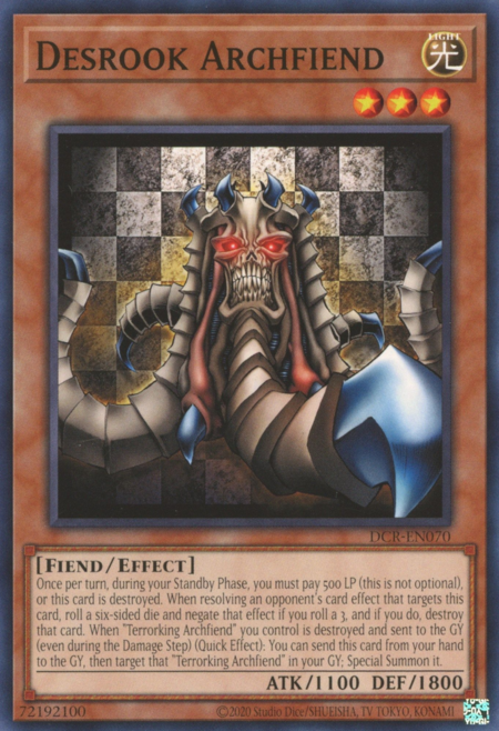 Desrook Archfiend Card Front