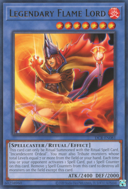 Legendary Flame Lord Card Front