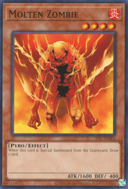 Molten Zombie Card Front