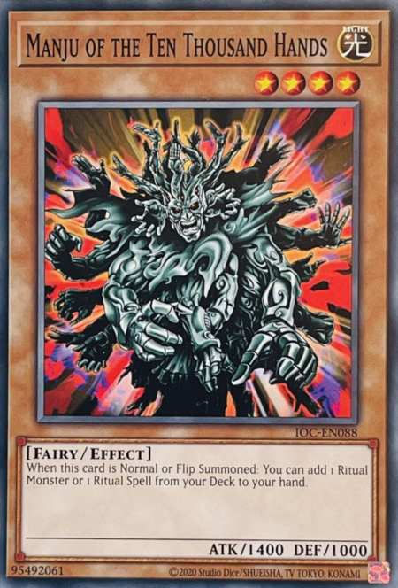 Manju of the Ten Thousand Hands Card Front