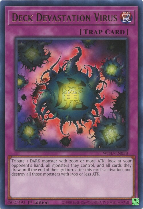 Deck Devastation Virus Card Front