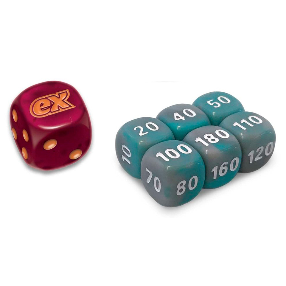 Obsidian Flames Dice Set