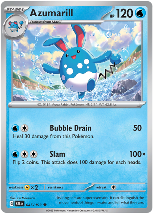 Azumarill Card Front