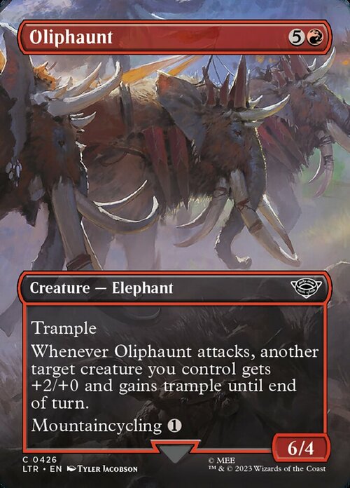 Oliphaunt Card Front