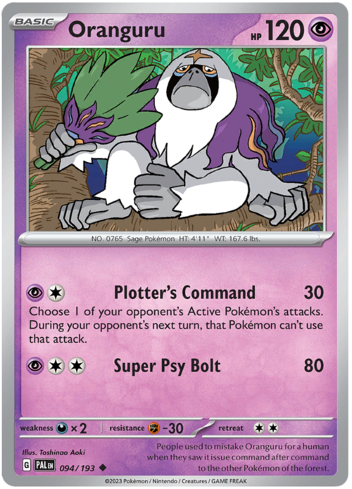 Oranguru Card Front