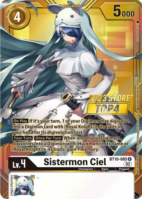 Sistermon Ciel Card Front