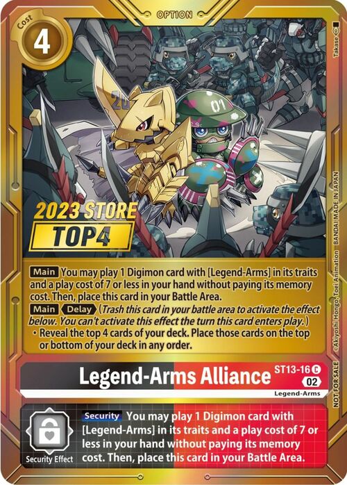 Legend-Arms Alliance Card Front