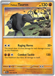 Tauros di Paldea [Fury Horn | Blaze Dash]