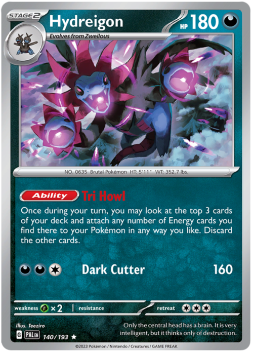 Hydreigon [Weed Out | Dark Destruction] Card Front