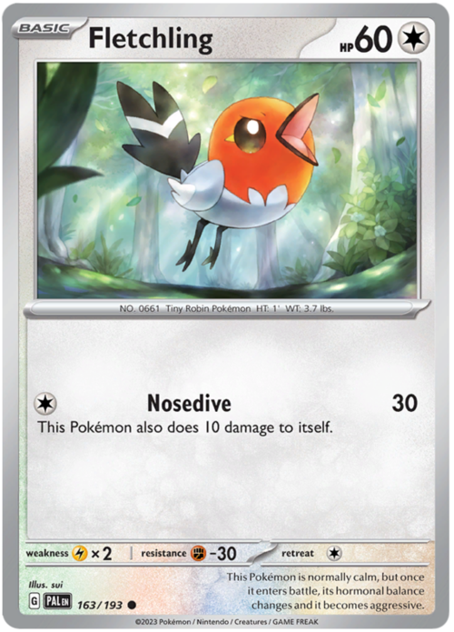 Fletchling Card Front