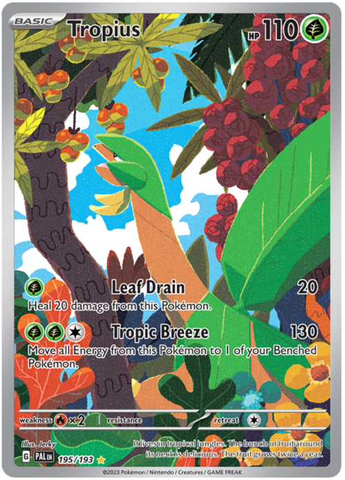 Tropius Card Front