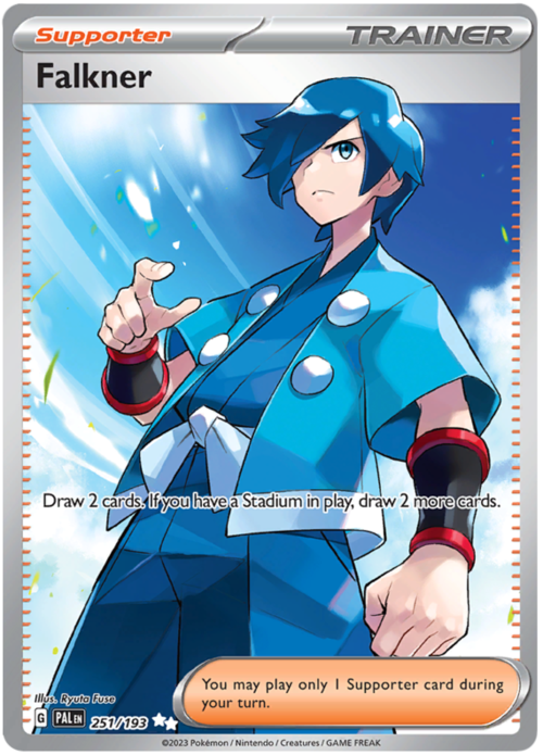 Falkner Card Front