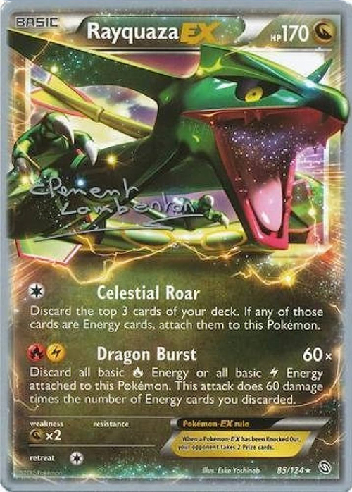 Rayquaza EX Card Front