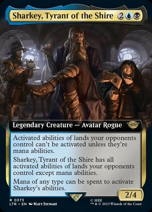 Sharkey, Tyrant of the Shire Card Front