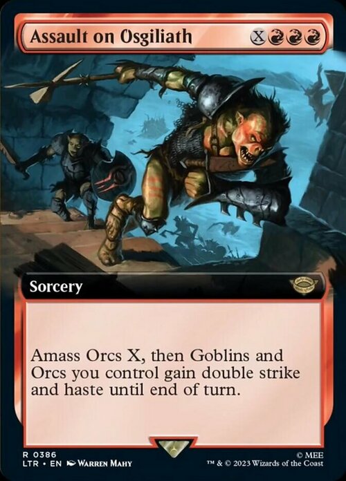 Assault on Osgiliath Card Front