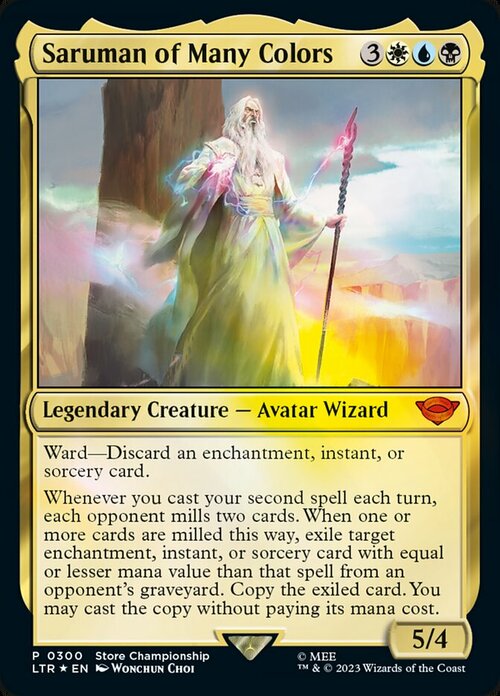 Saruman Multicolore Card Front