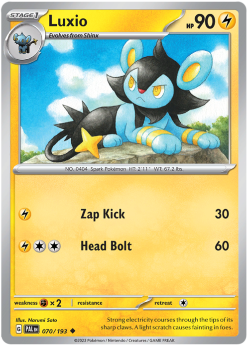 Luxio Card Front