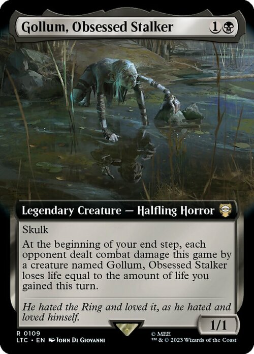 Gollum, Obsessed Stalker Card Front