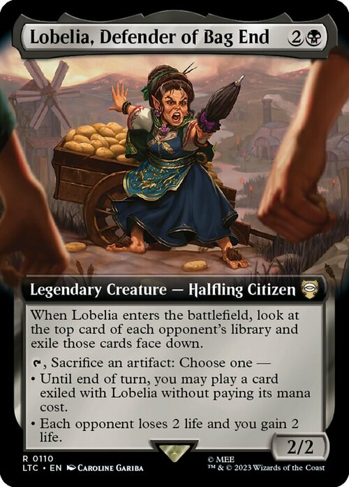 Lobelia, Defender of Bag End Card Front