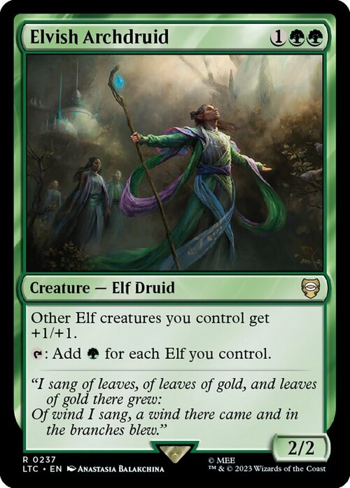 Elvish Archdruid Card Front