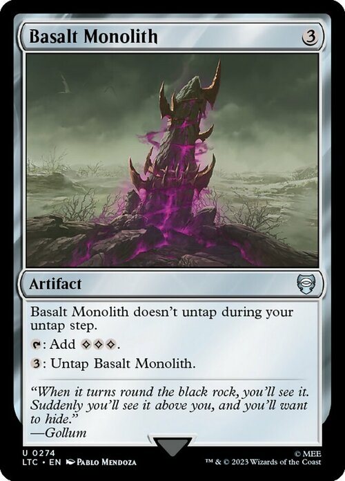 Basalt Monolith Card Front