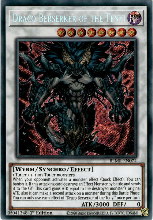 Draco Berserker of the Tenyi Card Front