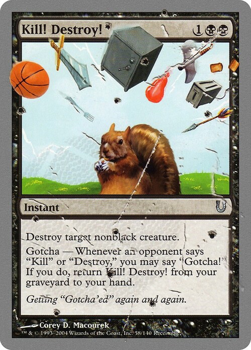 Kill! Destroy! Card Front